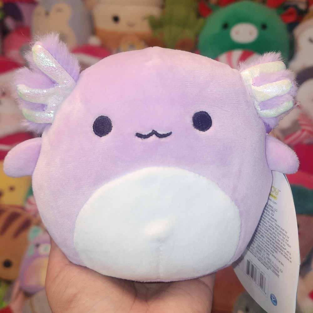 MONICA 🦎 Purple Axolotl Original Squishmallow by Kelly Toy ☆》NWT《☆